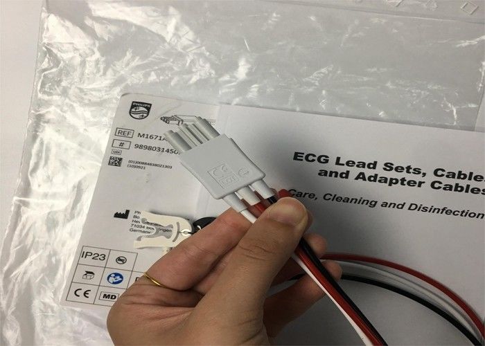 AMMI ICU ECG Lead Set Cables M1671A วัสดุ TPU สําหรับการติดตาม ECG