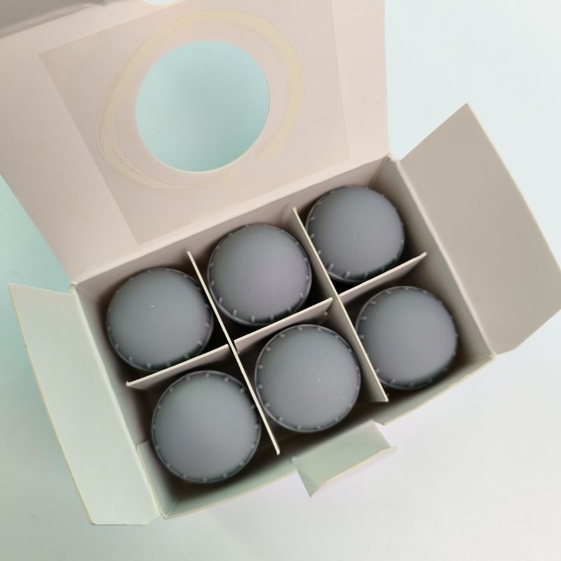 6 ชิ้น / 1 กล่อง ลูกดูดสีเทา กว้าง 27 มิลลิเมตร ช่องเปิด 4.0 มิลลิเมตร REF ECG-FQX41