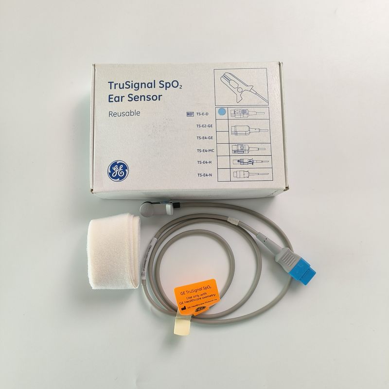 GE Original Datex-Ohmeda TruSignal SpO2 Ear Sensor สามารถใช้งานได้ใหม่ได้ REF: TS-E-D