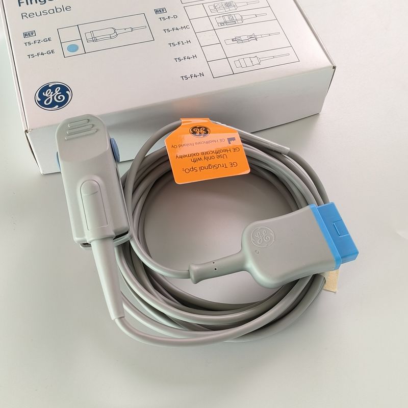 GE ORIGINAL Ohmeda TruSignal SpO2 เซ็นเซอร์นิ้วมือ REF:TS-F4-GE