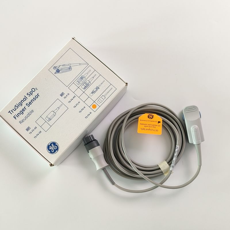 GE Original Datex-Ohmeda TruSignal SpO2 เซ็นเซอร์นิ้วมือ สามารถนําไปใช้ใหม่ได้ REF: TS-F4-N