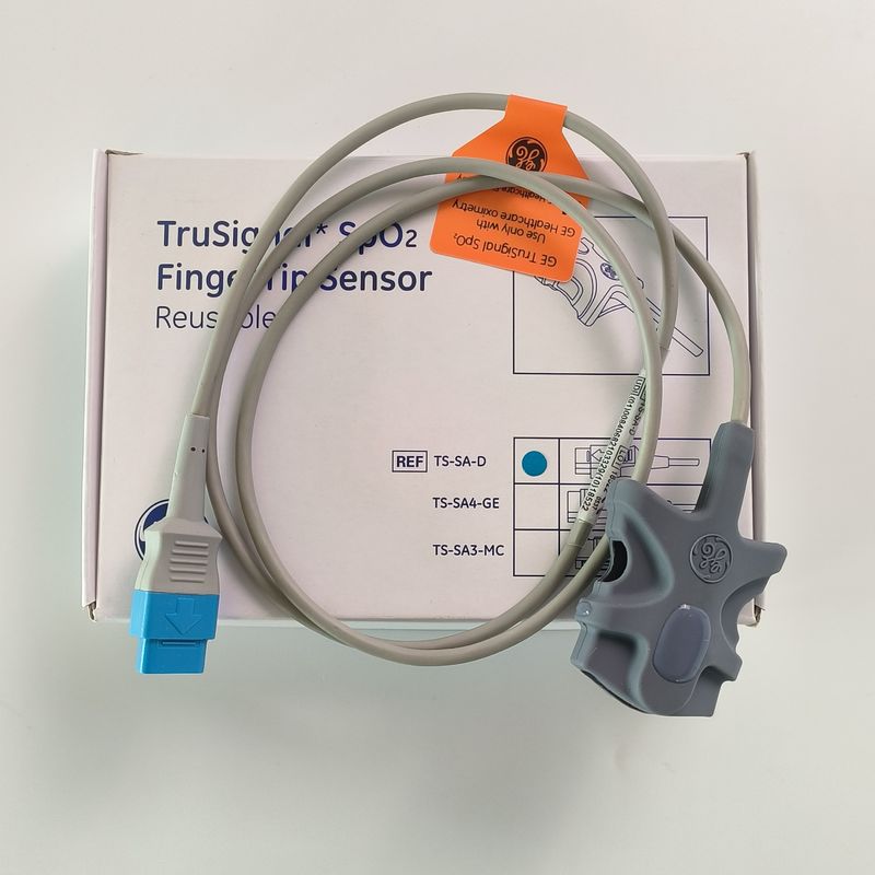 GE Original Datex-Ohmeda TruSignal SpO2 FingerTip Sensor สามารถใช้งานได้ใหม่ได้ REF: TS-SA-D