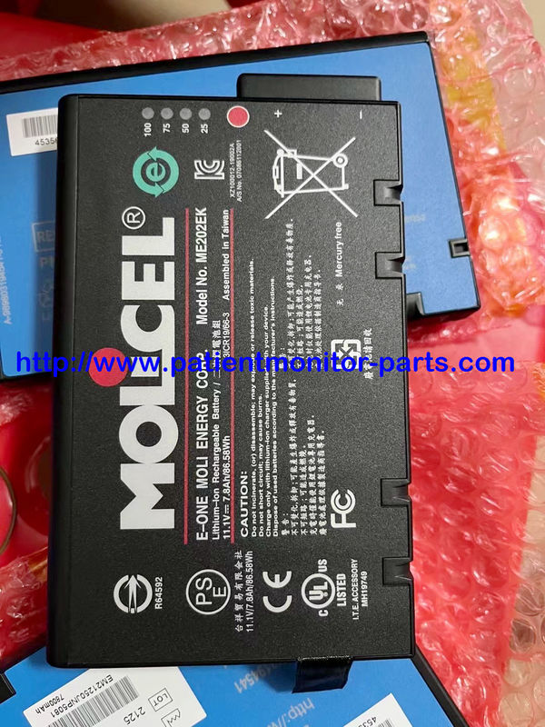 PN ME202EK เซลล์แบตเตอรี่ลิเดียมดั้งเดิมสําหรับผู้ป่วย มอนิเตอร์ Suresigns VM4 VM6 VM8 VS2 VS3 CM10 CM12 CM120